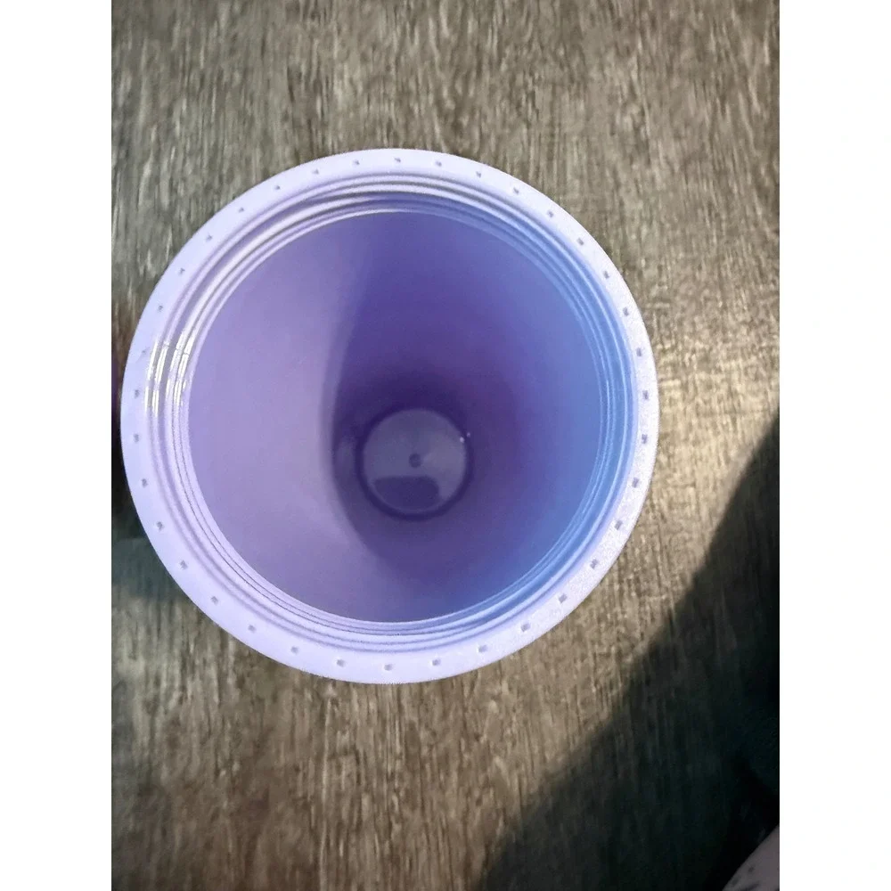 Starbucks Floral Lavender Honeycomb Cold Cup Tumbler 24oz Purple Spring Flowers